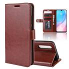 R64 Texture Single Fold Horizontal Flip Leather Case for MI CC9, with Holder & Card Slots & Wallet(Brown) - 1