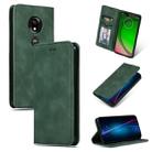 Retro Skin Feel Business Magnetic Horizontal Flip Leather Case for MOTO G7 Play European version(Army Green) - 1