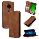 Retro Skin Feel Business Magnetic Horizontal Flip Leather Case for MOTO G7 Play European version(Brown) - 1