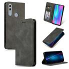 Retro Skin Feel Business Magnetic Horizontal Flip Leather Case for Huawei Honor 10 Lite / Honor 20 Lite / Honor 10i / Honor 20i(Dark Gray) - 1