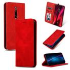 Retro Skin Feel Business Magnetic Horizontal Flip Leather Case for Xiaomi Mi 9T  / Mi 9T Pro / Redmi K20  /  K20 Pro(Red) - 1