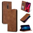 Retro Skin Feel Business Magnetic Horizontal Flip Leather Case for Xiaomi Mi 9T  / Mi 9T Pro / Redmi K20  /  K20 Pro(Brown) - 1