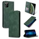 For iPhone 11 Pro Retro Skin Feel Business Magnetic Horizontal Flip Leather Case(Army Green) - 1