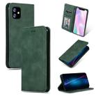 For iPhone 11 Retro Skin Feel Business Magnetic Horizontal Flip Leather Case (Army Green) - 1