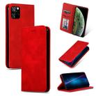 For iPhone 11 Pro Max Retro Skin Feel Business Magnetic Horizontal Flip Leather Case (Red) - 1