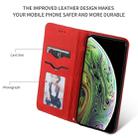 For iPhone 11 Pro Max Retro Skin Feel Business Magnetic Horizontal Flip Leather Case (Red) - 3