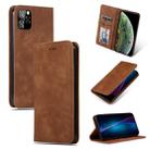 For iPhone 11 Pro Max Retro Skin Feel Business Magnetic Horizontal Flip Leather Case (Brown) - 1