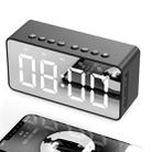 AEC BT506 Speaker with Mirror, LED Clock Display, Dual Alarm Clock, Snooze, HD Hands-free Calling, HiFi Stereo(Black) - 1