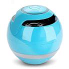 T&G A18 Ball Bluetooth Speaker with LED Light Portable Wireless Mini Speaker Mobile Music MP3 Subwoofer Support TF (Blue)  - 1