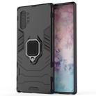 PC + TPU Shockproof Protective Case with Magnetic Ring Holder for Samsung Galaxy Note10Pro(Black) - 1