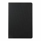 Voltage Plain Elastic Leather + TPU PAD Bracket Protective Leather Case For Huawei MediaPad M6 10.8(Black) - 1