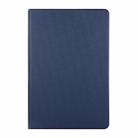 Voltage Plain Elastic Leather + TPU PAD Bracket Protective Leather Case For Huawei MediaPad M6 10.8(Dark blue) - 1