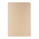 Voltage Plain Elastic Leather + TPU PAD Bracket Protective Leather Case For Huawei MediaPad M6 10.8(Gold) - 1