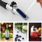 RZ136 Refractometer Fruit Wine Meter Sugar Portable Auto Brix 0~32% Alcohol 0~26% Fruit Juice Wine Sugar Meter Refractometer - 1