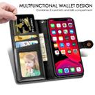 For iPhone 11 Pro Max Retro Solid Color Leather Buckle Mobile Phone Protection Leather Case with Photo Frame & Card Slot & Wallet & Bracket Function (Red) - 11