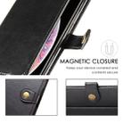 Retro Solid Color Leather Buckle Mobile Phone Protection Leather Case with Photo Frame & Card Slot & Wallet & Bracket Function for Galaxy M10(Black) - 12
