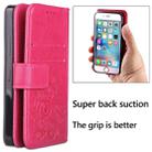 For iPhone 11 Pro Max Four-leaf Clasp Embossed Buckle Mobile Phone Protection Leather Case with Lanyard & Card Slot & Wallet & Bracket Function (Blue) - 4