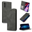 Retro Skin Feel Business Magnetic Horizontal Flip Leather Case for Galaxy Note 10(Dark Gray) - 1