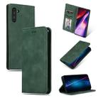 Retro Skin Feel Business Magnetic Horizontal Flip Leather Case for Galaxy Note 10(Army Green) - 1