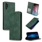 Retro Skin Feel Business Magnetic Horizontal Flip Leather Case for Galaxy Note 10 Pro(Army Green) - 1