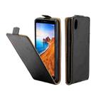 Business Style Vertical Flip TPU Leather Case  with Card Slot For Xiaomi Redmi 7A(black) - 1