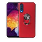360 Rotary Multifunctional Stent PC+TPU Case for Huawei P30 ,with Magnetic Invisible Holder(Red) - 1