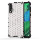 Shockproof Honeycomb PC + TPU Case for Huawei Nova 5 / Nova 5 Pro(White) - 1