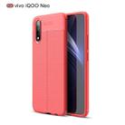 Litchi Texture TPU Shockproof Case for VIVO iQOO Neo(Red) - 1