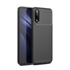 Carbon Fiber Texture Shockproof TPU Case for VIVO iQOO Neo(Black) - 1