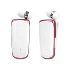 K39 Wireless Bluetooth Headset CSR DSP chip In-Ear Vibrating Alert Wear Clip Hands Free Earphone (Rose Red) - 1