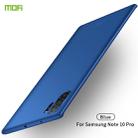 MOFI Frosted PC Ultra-thin Hard Case for Galaxy Note10 Pro(Blue) - 1