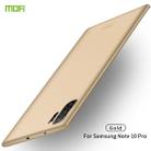 MOFI Frosted PC Ultra-thin Hard Case for Galaxy Note10 Pro(Gold) - 1