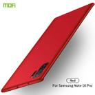 MOFI Frosted PC Ultra-thin Hard Case for Galaxy Note10 Pro(Red) - 1