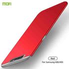 MOFI Frosted PC Ultra-thin Hard Case for Galaxy A80 / A90(Red) - 1