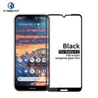 PINWUYO 9H 2.5D Full Screen Tempered Glass Film for Nokia 4.2(Black) - 1