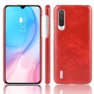 Shockproof Litchi Texture PC + PU Case For Xiaomi Mi A3(Red) - 1