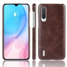 Shockproof Litchi Texture PC + PU Case For Xiaomi Mi A3(Brown) - 1