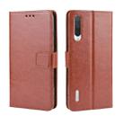 Retro Crazy Horse Texture Horizontal Flip Leather Case for Xiaomi CC9e /A3  , with Holder & Card Slots & Photo Frame(Brown) - 1