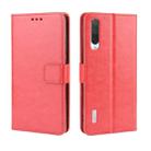 Retro Crazy Horse Texture Horizontal Flip Leather Case for Xiaomi CC9e /A3  , with Holder & Card Slots & Photo Frame(Red) - 1