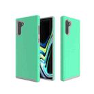 Anti-slip Armor Texture TPU + PC Case for Galaxy Note10(Green) - 1