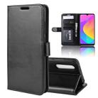 R64 Texture Single Fold Horizontal Flip Leather Case for Xiaomi MI CC9e / MI A3, with Holder & Card Slots & Wallet(black) - 1