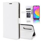 R64 Texture Single Fold Horizontal Flip Leather Case for Xiaomi MI CC9e / MI A3, with Holder & Card Slots & Wallet(white) - 1