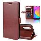 R64 Texture Single Fold Horizontal Flip Leather Case for Xiaomi MI CC9e / MI A3, with Holder & Card Slots & Wallet(Brown) - 1