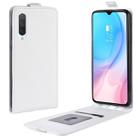 Crazy Horse Vertical Flip Leather Protective Case for Xiaomi MI CC9(white) - 1