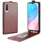 Crazy Horse Vertical Flip Leather Protective Case for Xiaomi MI CC9(Brown) - 1