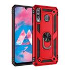 Armor Shockproof TPU + PC Protective Case for Galaxy M30, with 360 Degree Rotation Holder(Red) - 1