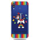 Fashion Soft TPU Case 3D Cartoon Transparent Soft Silicone Cover Phone Cases For Galaxy A70(Merry-go-round) - 1