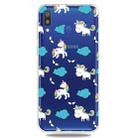 Fashion Soft TPU Case 3D Cartoon Transparent Soft Silicone Cover Phone Cases For Galaxy A70(Cloud Horse) - 1
