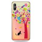 Fashion Soft TPU Case 3D Cartoon Transparent Soft Silicone Cover Phone Cases For Galaxy A60(Colour Tree) - 1