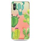 Fashion Soft TPU Case 3D Cartoon Transparent Soft Silicone Cover Phone Cases For Galaxy A60(Cactus) - 1